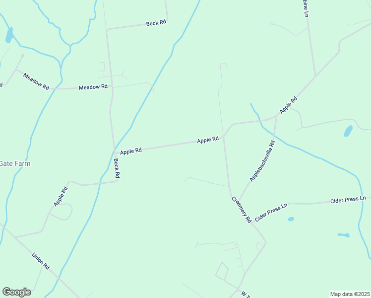 map of restaurants, bars, coffee shops, grocery stores, and more near 654 Apple Road in Quakertown