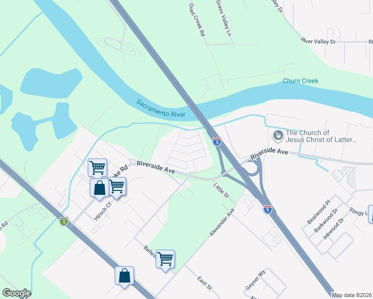map of restaurants, bars, coffee shops, grocery stores, and more near 19964 Riverside Avenue in Anderson