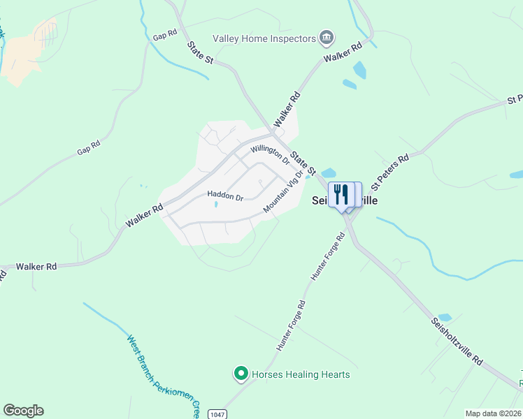 map of restaurants, bars, coffee shops, grocery stores, and more near 182 Haddon Drive in Macungie