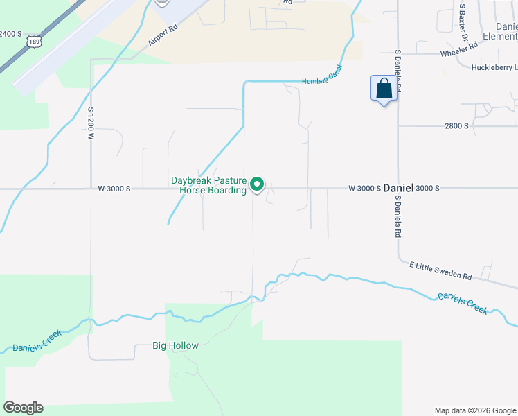 map of restaurants, bars, coffee shops, grocery stores, and more near 3075 South Big Hollow Road in Heber City