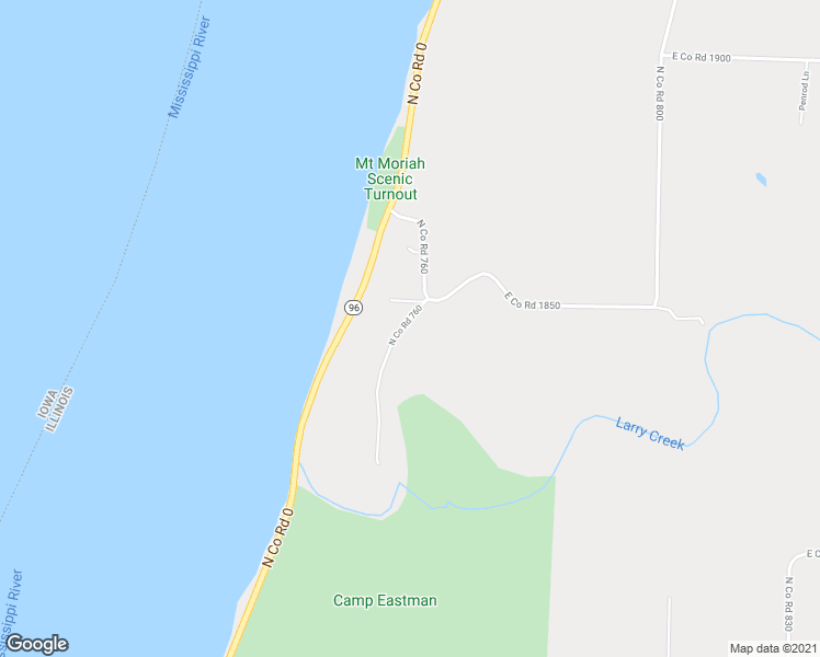 map of restaurants, bars, coffee shops, grocery stores, and more near 1847 North Co Road 760 in Nauvoo