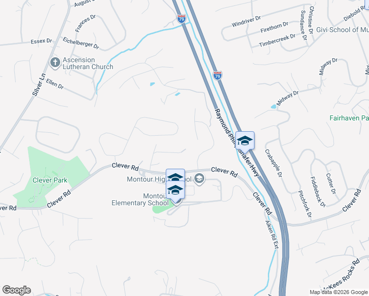 map of restaurants, bars, coffee shops, grocery stores, and more near 248 Clever Road in McKees Rocks