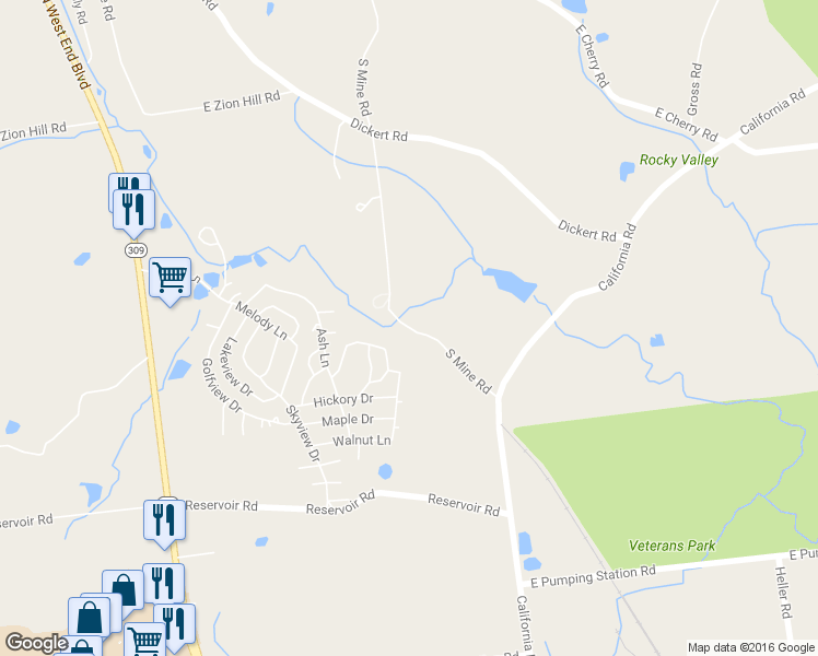 map of restaurants, bars, coffee shops, grocery stores, and more near 88 South Mine Road in Quakertown
