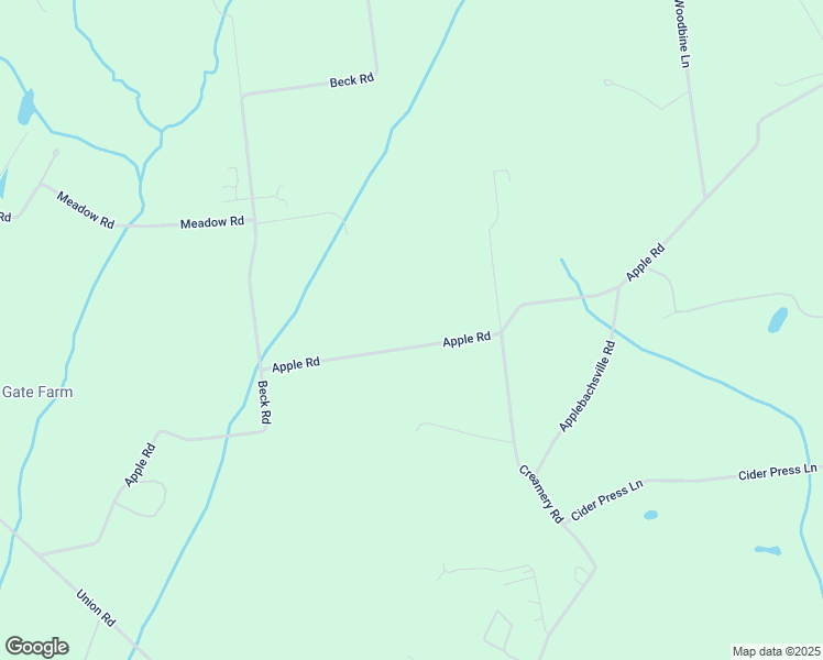 map of restaurants, bars, coffee shops, grocery stores, and more near 653 Apple Road in Quakertown