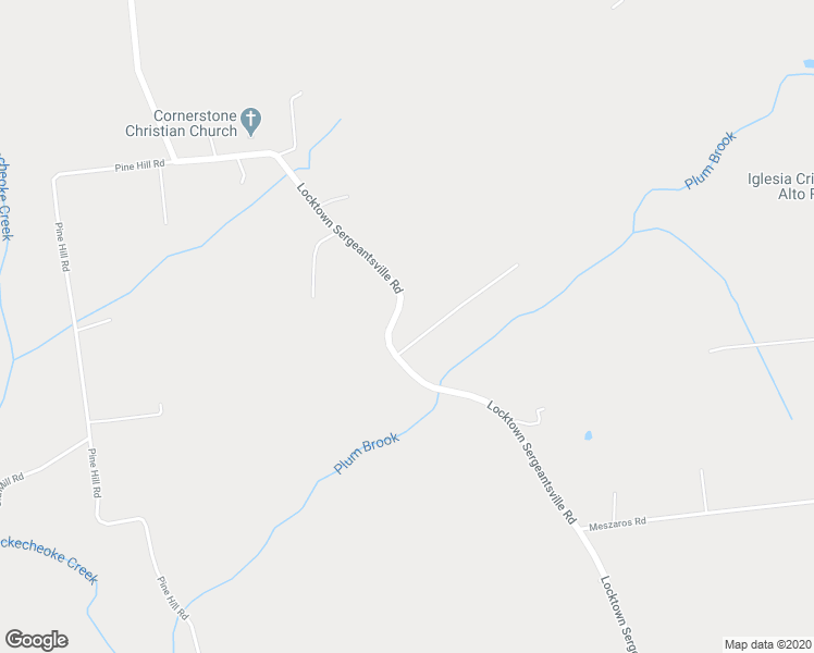 map of restaurants, bars, coffee shops, grocery stores, and more near 180 Locktown Sergeantsville Road in Stockton