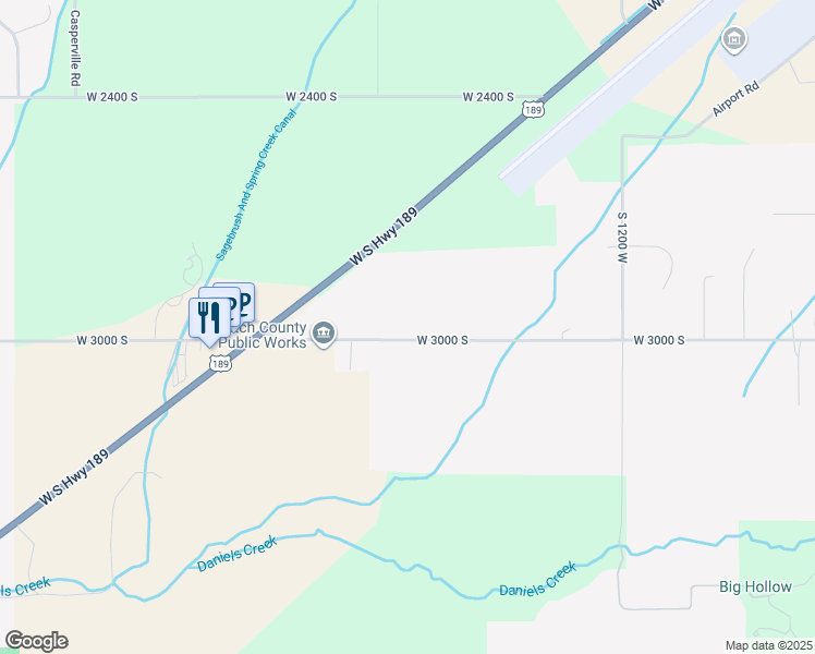 map of restaurants, bars, coffee shops, grocery stores, and more near 1760 West 3000 South in Heber City