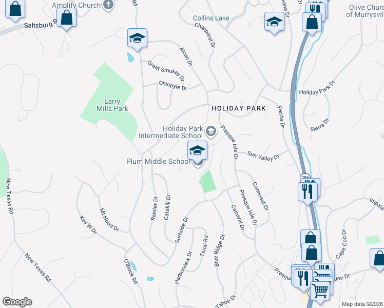 map of restaurants, bars, coffee shops, grocery stores, and more near 743 Bar Harbor Drive in Pittsburgh