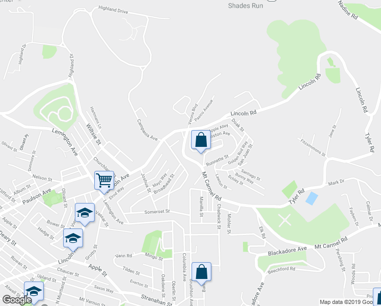 map of restaurants, bars, coffee shops, grocery stores, and more near 253 Travella Blvd in Pittsburgh