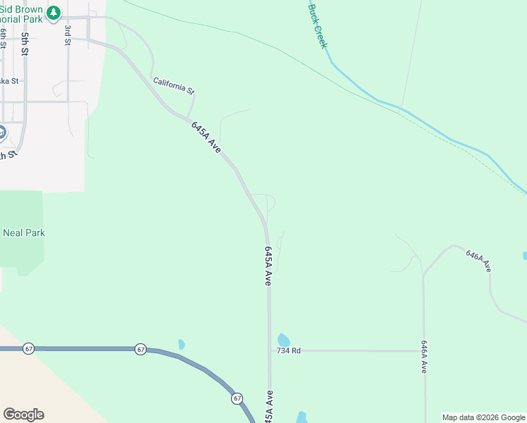 map of restaurants, bars, coffee shops, grocery stores, and more near 73440 645A Avenue in Peru