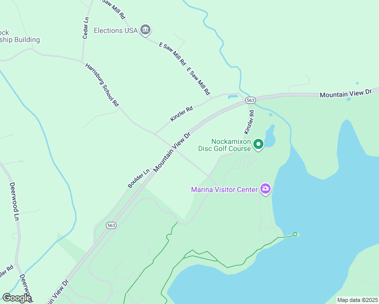 map of restaurants, bars, coffee shops, grocery stores, and more near 66 Harrisburg School Road in Quakertown