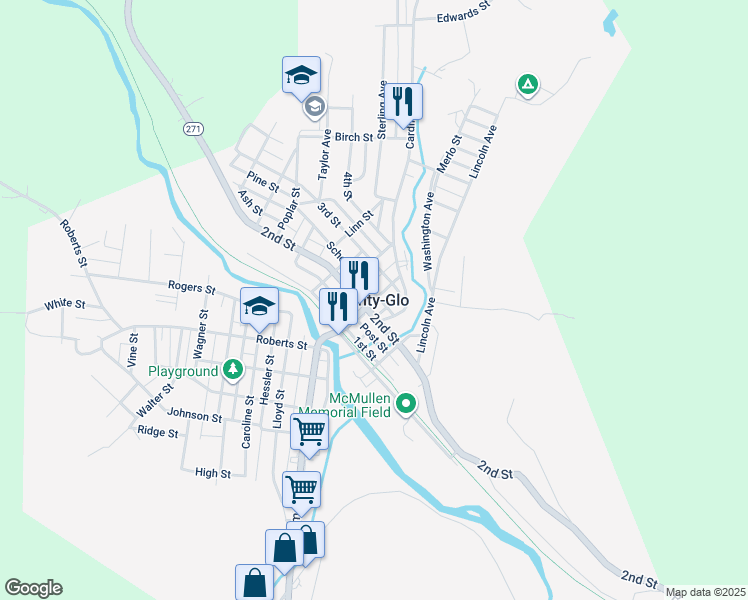 NantyGlo PA Walk Score