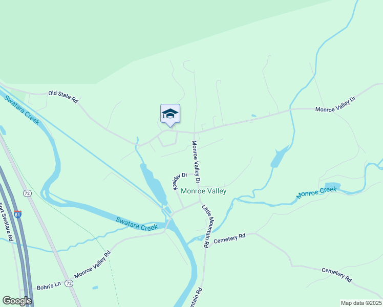 map of restaurants, bars, coffee shops, grocery stores, and more near 195 Monroe Valley Drive in Jonestown