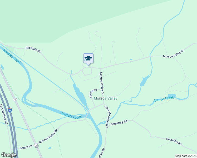 map of restaurants, bars, coffee shops, grocery stores, and more near 195 Monroe Valley Drive in Jonestown