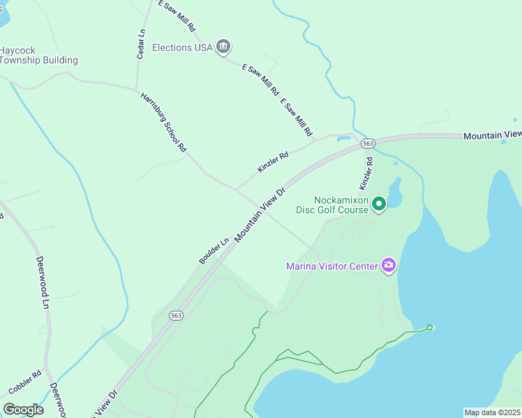 map of restaurants, bars, coffee shops, grocery stores, and more near 227 Harrisburg School Road in Quakertown
