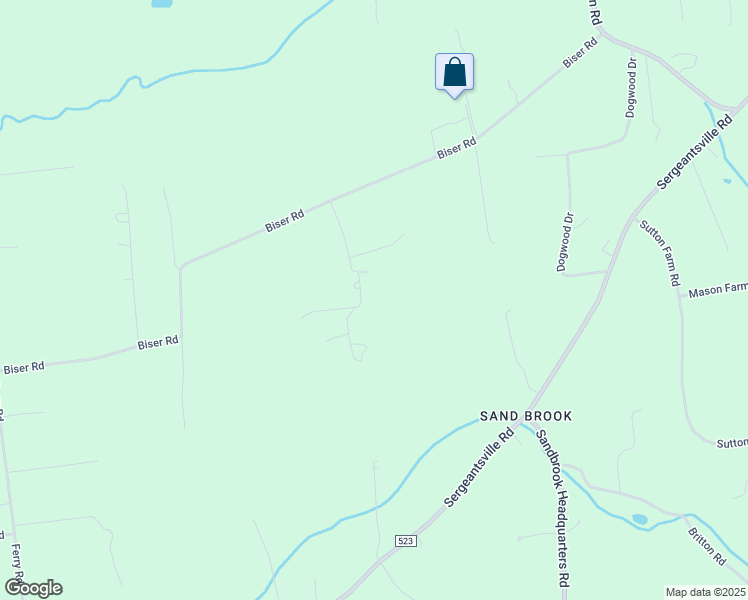 map of restaurants, bars, coffee shops, grocery stores, and more near 39 Biser Road in Flemington