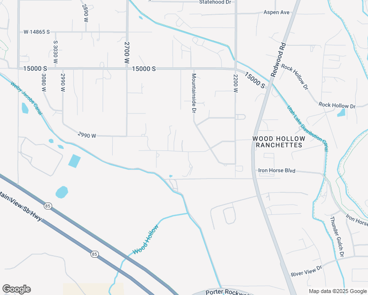 map of restaurants, bars, coffee shops, grocery stores, and more near 2428 Silverpoint Way in Riverton
