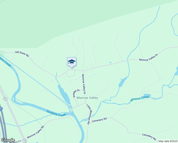 map of restaurants, bars, coffee shops, grocery stores, and more near 230 Monroe Valley Drive in Jonestown