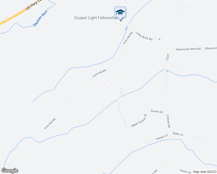 map of restaurants, bars, coffee shops, grocery stores, and more near in McVeytown