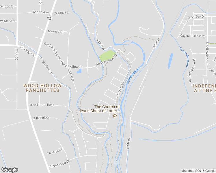 map of restaurants, bars, coffee shops, grocery stores, and more near 1577 Gun Smoke Drive in Riverton