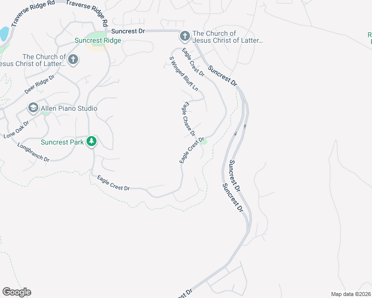map of restaurants, bars, coffee shops, grocery stores, and more near 2141 Eagle Crest Drive in Draper