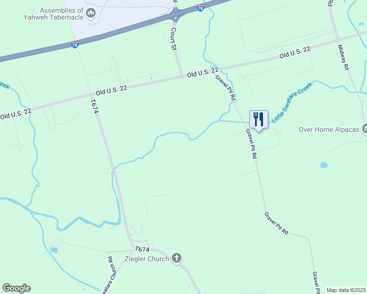 map of restaurants, bars, coffee shops, grocery stores, and more near 33 Gravel Pit Rd in Berks