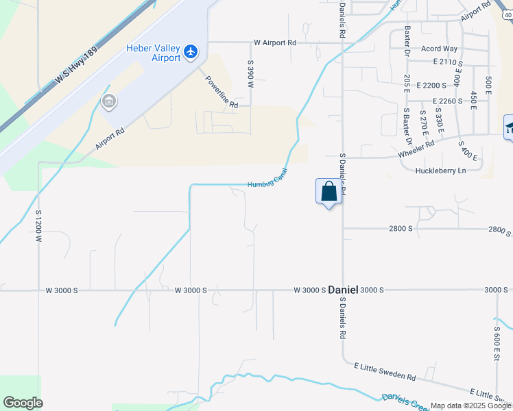 map of restaurants, bars, coffee shops, grocery stores, and more near 364 West 3000 South in Heber City