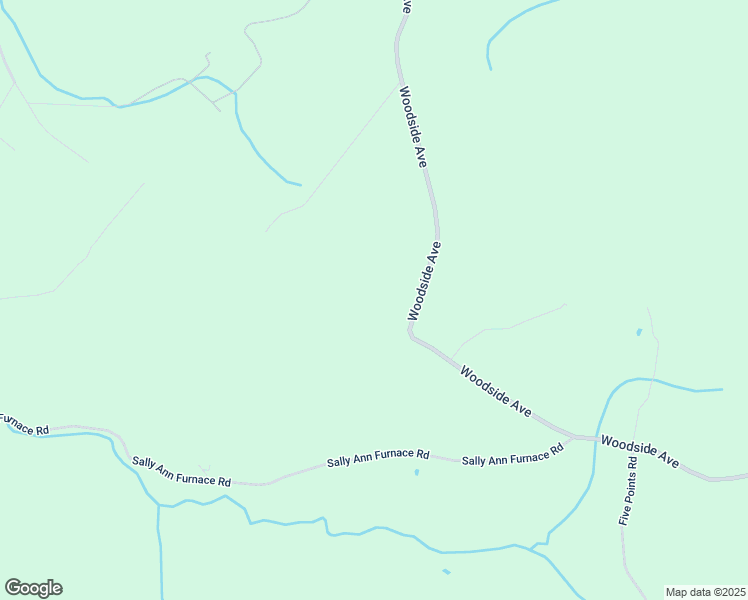 map of restaurants, bars, coffee shops, grocery stores, and more near 1092 Woodside Avenue in Mertztown