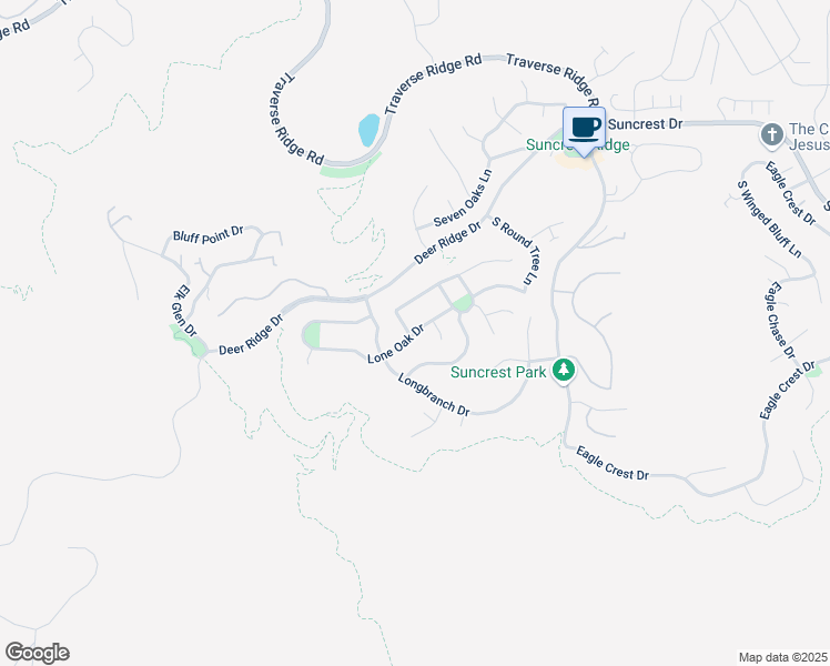map of restaurants, bars, coffee shops, grocery stores, and more near 1721 East Lone Oak Drive in Draper