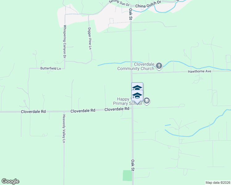 map of restaurants, bars, coffee shops, grocery stores, and more near 6570 Oak St in Anderson