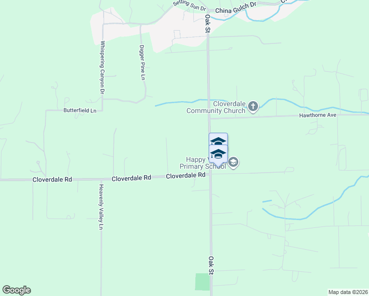 map of restaurants, bars, coffee shops, grocery stores, and more near 6570 Oak St in Anderson