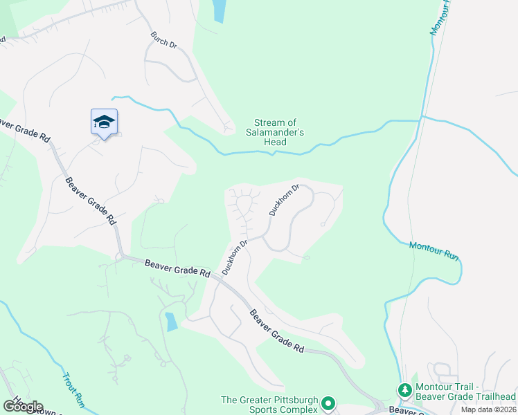 map of restaurants, bars, coffee shops, grocery stores, and more near 7038 Berringer Court in Coraopolis