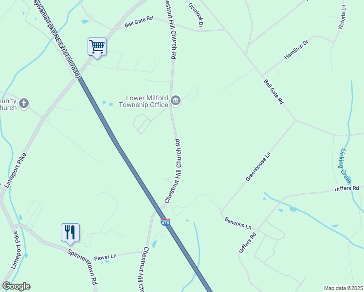 7767 Chestnut Hill Church Road, Coopersburg PA Walk Score