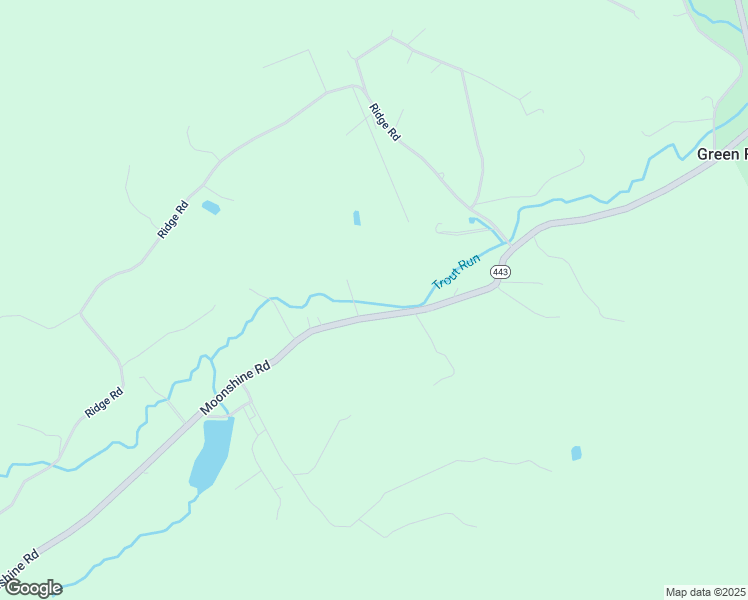 map of restaurants, bars, coffee shops, grocery stores, and more near 125 Moonshine Road in Jonestown