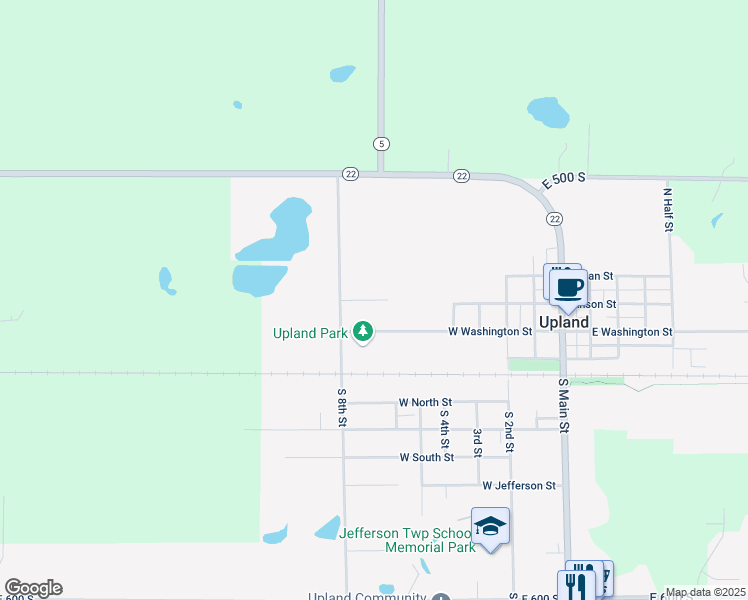 map of restaurants, bars, coffee shops, grocery stores, and more near 717 Catalina Drive in Upland
