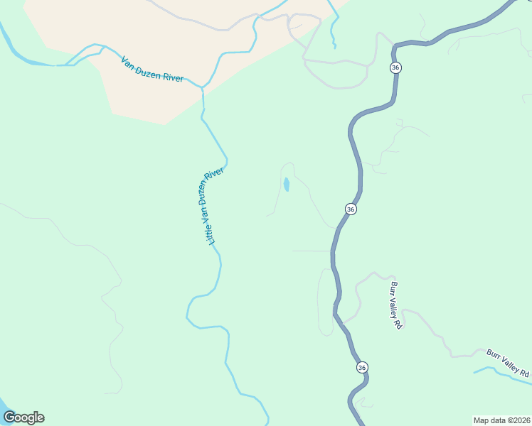 map of restaurants, bars, coffee shops, grocery stores, and more near 40111 California 36 in Bridgeville