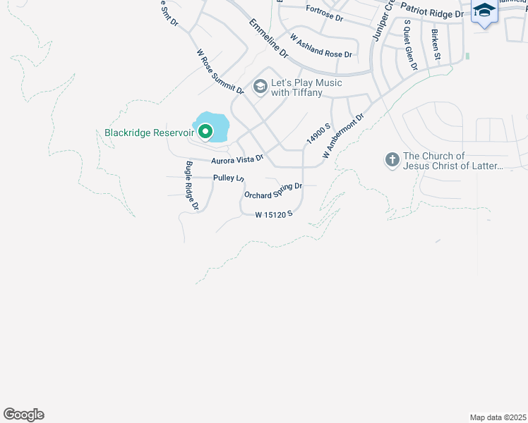 map of restaurants, bars, coffee shops, grocery stores, and more near 5314 West Rolling Brook Drive in Herriman