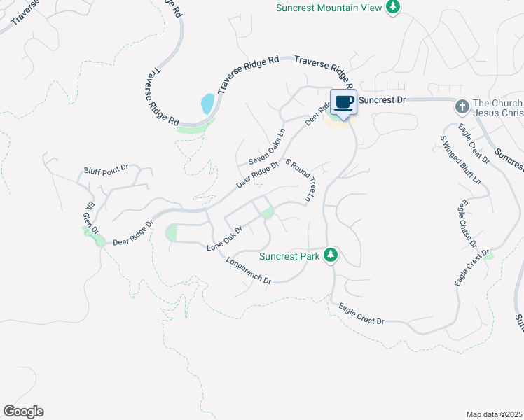 map of restaurants, bars, coffee shops, grocery stores, and more near 15095 Alder Glen Lane in Draper