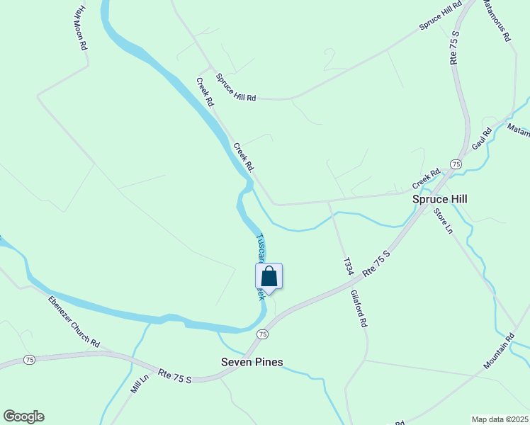 map of restaurants, bars, coffee shops, grocery stores, and more near 560 Creek Rd. in Port Royal