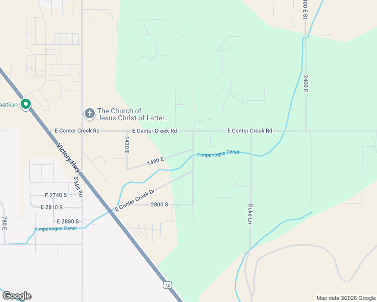 map of restaurants, bars, coffee shops, grocery stores, and more near 2250 East Liberty Lane in Heber City