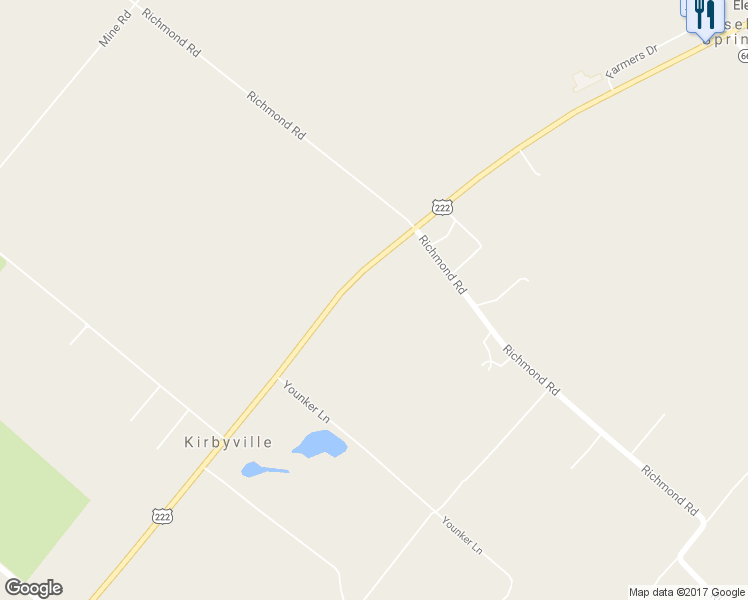 map of restaurants, bars, coffee shops, grocery stores, and more near 14036 Kutztown Road in Fleetwood