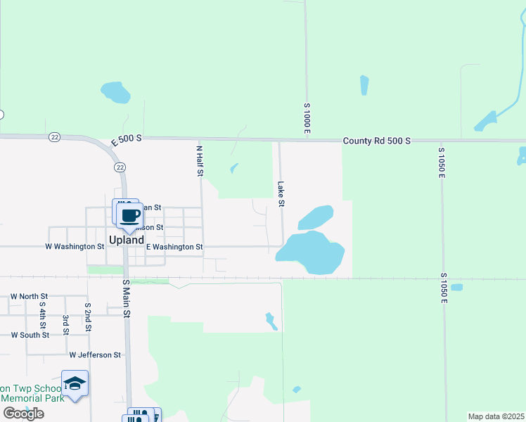 map of restaurants, bars, coffee shops, grocery stores, and more near 270 Orchard Lane in Upland