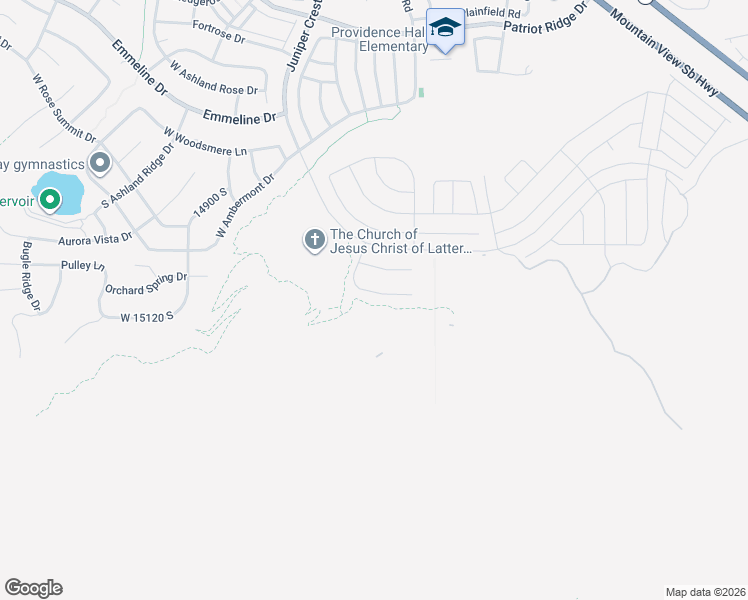 map of restaurants, bars, coffee shops, grocery stores, and more near 4887 South Step Rock Lane in Herriman