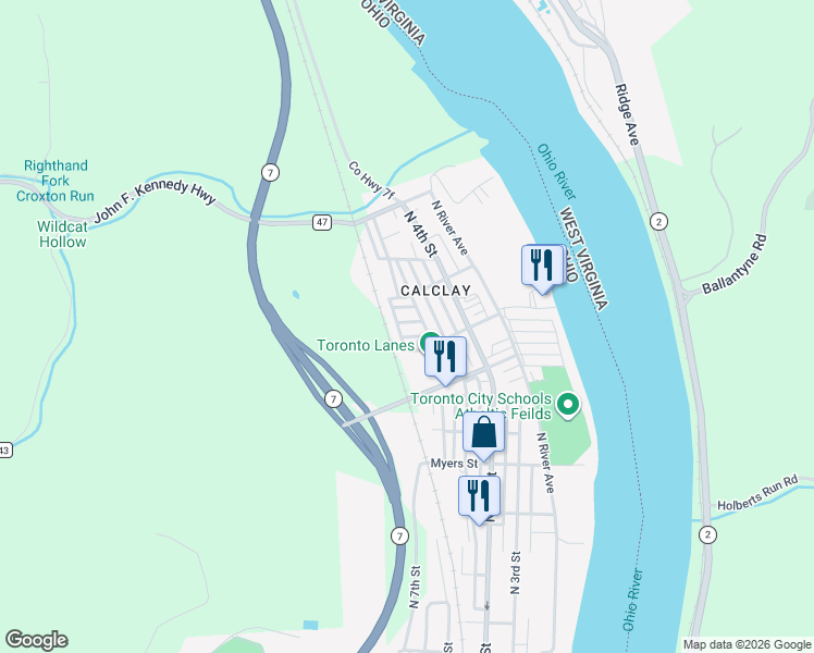 map of restaurants, bars, coffee shops, grocery stores, and more near 163 Magnolia Lane in Toronto