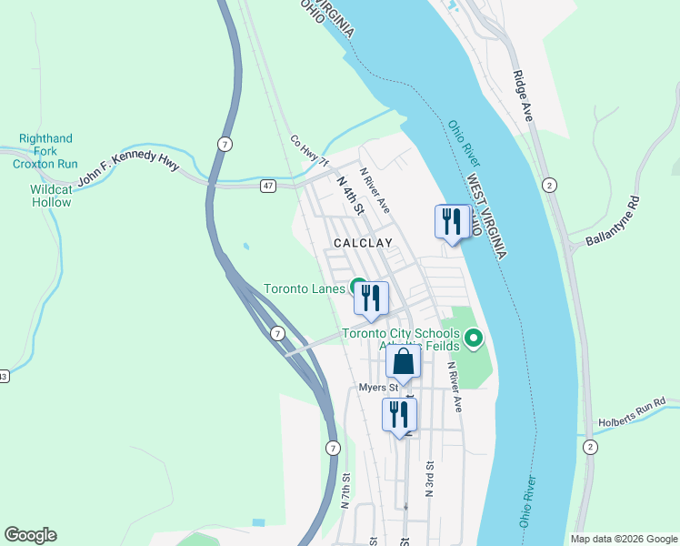 map of restaurants, bars, coffee shops, grocery stores, and more near 157 Magnolia Lane in Toronto