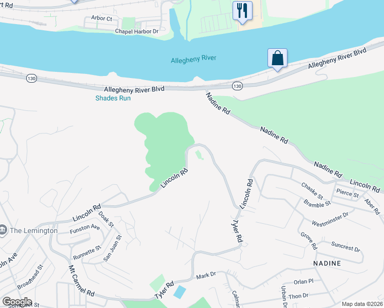 map of restaurants, bars, coffee shops, grocery stores, and more near 2025 Lincoln Road in Verona