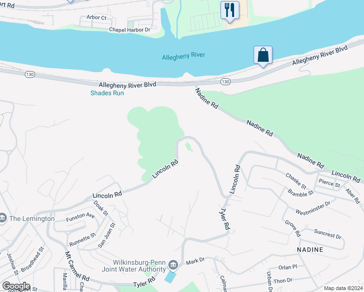 map of restaurants, bars, coffee shops, grocery stores, and more near 2025 Lincoln Road in Verona