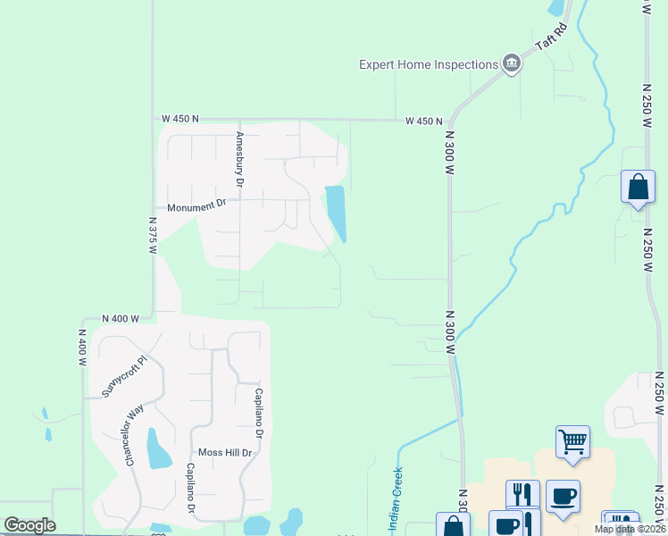 map of restaurants, bars, coffee shops, grocery stores, and more near 4100 Peterborough Road in West Lafayette