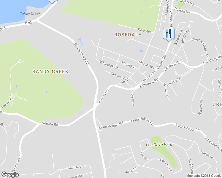 map of restaurants, bars, coffee shops, grocery stores, and more near 4760 Verona Road in Verona