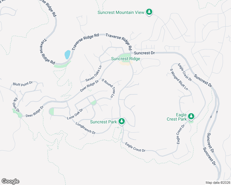 map of restaurants, bars, coffee shops, grocery stores, and more near 15051 South Round Tree Lane in Draper