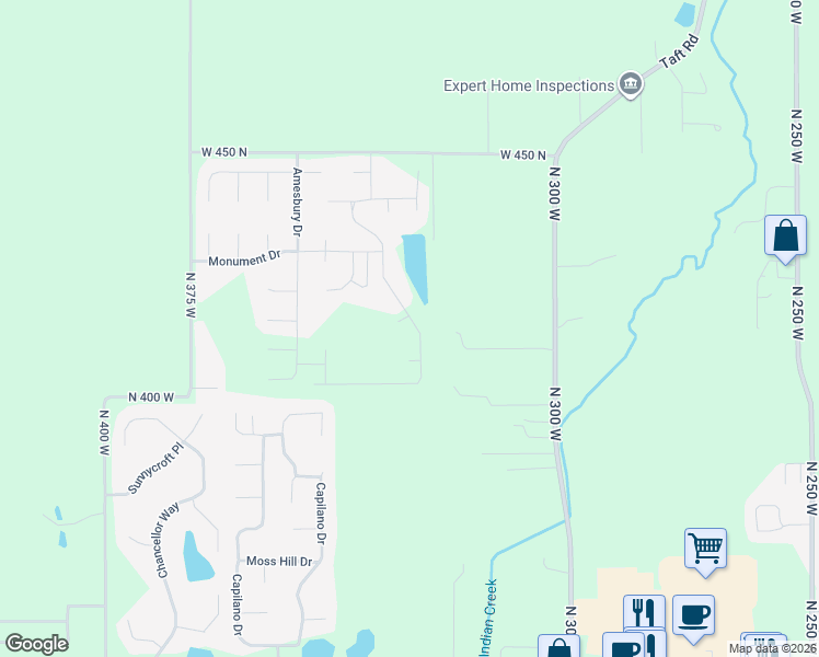 map of restaurants, bars, coffee shops, grocery stores, and more near 4100 Peterborough Road in West Lafayette